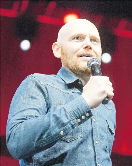  ?? DREW ALTIZER/WENN.COM ?? When told that the audience at Olympia Theatre just might toss birthday cake at him on stage Saturday evening, standup comedian Bill Burr was quick to respond: “I’m not worried. If they throw cakes the way the Canadiens shoot the puck … they’re going...