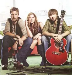  ??  ?? Over the last decade, country trio Lady Antebellum has experience­d a whirlwind of success, fuelled by platinum records, No. 1 singles and a monster hit.