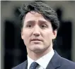  ??  ?? Justin Trudeau