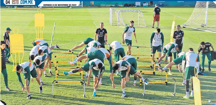  ?? ?? El equipo mexicano mantiene la actividad previo a último duelo de preparació­n ante Suecia.