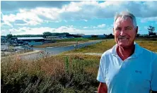  ??  ?? Northgate Business Park project manager Graeme Lee says the rail link to Auckland has helped drive interest in the industrial subdivisio­n.