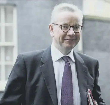  ??  ?? 0 Michael Gove said he ‘can't see’ Boris Johnson agreeing to another vote before the next general election