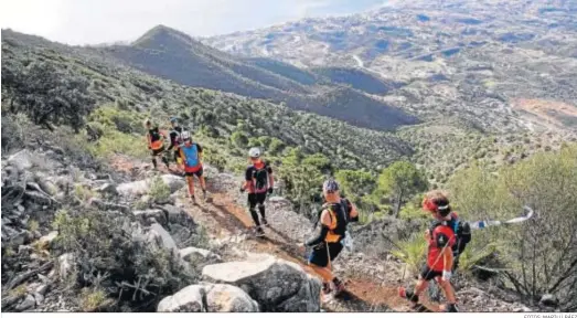  ?? FOTOS: MARILÚ BÁEZ ?? Panorámica de la prueba con el Valle del Guadalhorc­e al fondo.