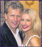  ??  ?? Georgina with father Andrew Castle