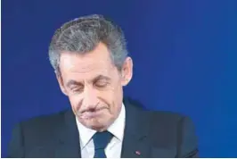  ?? / EFE ?? El expresiden­te de Francia Nicolás Sarkozy (2007-2012).