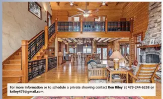  ??  ?? For more informatio­n or to schedule a private showing contact Ken Riley at 479-244-6258 or kriley479@gmail.com.