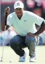  ?? JOSE F. MORENO/ THE ASSOCIATED PRESS ?? Tiger Woods has a share of the lead at the BMW Championsh­ip.