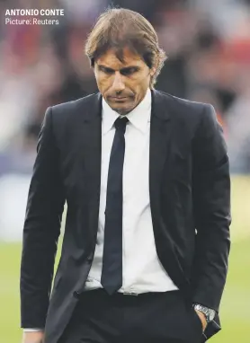  ?? Picture: Reuters ?? ANTONIO CONTE