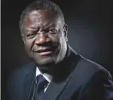  ?? JOEL SAGET AGENCE FRANCE-PRESSE ?? Le Dr Denis Mukwege