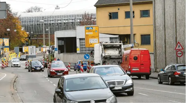  ?? Foto: Silvio Wyszengrad ?? Die Stadtbachs­traße wird 2021 stadtauswä­rts gesperrt.