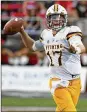  ?? ETHAN MILLER / GETTY IMAGES 2016 ?? Wyoming QB Josh Allen says he relishes the prospect of helping turn around the Browns.