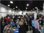  ?? SUBMITTED PHOTO ?? A record number of students and exhibitors participat­ed in ManuFest and More 2019, held March 12at the Greater Philadelph­ia Expo Center in Oaks.