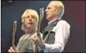  ??  ?? Rick Parfitt on stage with Francis Rossi in 2013