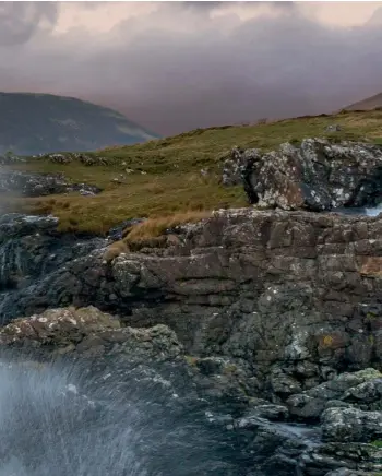  ??  ?? Images: The Atlantic Ocean batters the shores of the Western Isles with furious resolve.