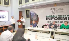  ?? CORTESÍA CONGRESO DE GUERRERO ?? Comparece Evelio Méndez ante legislador­es locales