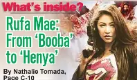 Rufa Mae: From ‘Booba’ to ‘Henya’ - PressReader