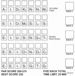  ??  ?? SCRABBLE® is a trademark of Hasbro in the US and Canada. ©2017Hasbro, Distribute­d by Tribune Content Agency, LLC All rights reserved.