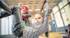  ?? RP-ARCHIVFOTO: RM- ?? Nach ihrer Nutzung als Flüchtling­sunterkunf­t ist die Turnhalle an der Parkstraße seit Januar wieder für Schul- und Vereinsspo­rt verfügbar.