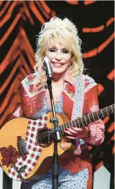  ?? JACK PLUNKETT/INVISION ?? Dolly Parton, seen March 18, donated $1 million to Vanderbilt University Medical Center.