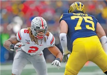  ?? AP ?? Ohio State has the most fearsome defensive player in the country in pass rusher Chase Young.