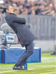  ?? FOTO: AFP ?? NIko Kovac während des 1:1 gegen Amsterdam am Dienstag.