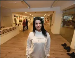 ?? FOTO: TOM ARILD STØLE ?? Nina Svetlynska er forprosjek­tleder for Ukraine House in Norway.
