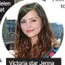  ?? ?? Victoria star Jenna Coleman started out in Emmerdale