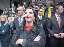  ?? Jabin Botsford Washington Post ?? RONNA ROMNEY McDANIEL, new chairwoman of the Republican National Committee, thinks President Trump’s agenda will help, not hurt, the party.