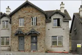  ??  ?? The house at Pairc na Bearna damaged by fire.