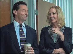  ?? JOJO WHILDEN/HBO ?? Hugh Jackman and Allison Janney star in “Bad Education,” an HBO film.