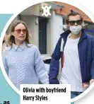  ?? ?? Olivia with boyfriend Harry Styles