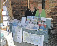  ?? 25_c22springb­ank10 ?? Rebecca Harvey, left,was joined by her mum Christine O’Hanlon on the Courier Centre stall.