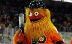  ?? TOM MIHALEK – THE ASSOCIATED PRESS ?? Behold Gritty . ... This will bring the fans flowing in, right?