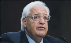  ?? Getty ?? Washington’s hardline pro-Israeli envoy David Friedman is in Israel with National Security Adviser John Bolton