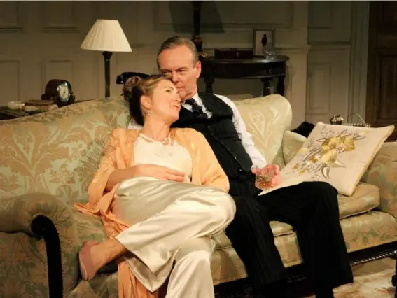  ??  ?? Eve Best and Anthony Head in Trevor Nunn’s fine Rattigan reworking (Catherine Ashmore)