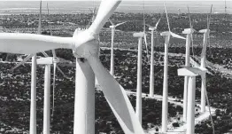  ?? Carolyn Mary Bauman / McClatchy file photo ?? Houston-based Renewable Storage wants to store compressed air in salt domes that will be used to power wind turbines when grid conditions become tight.