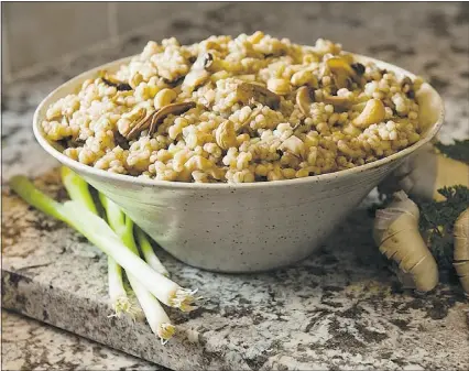  ?? SUPPLIED ?? Easy-to-make, delicious Barley Casserole has a creamy texture.