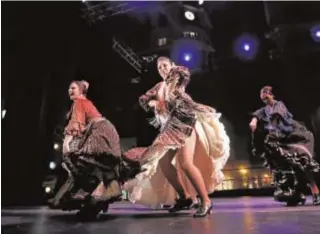  ??  ?? El Ballet Flamenco de Andalucía, que abrió la Noche Blanca