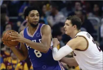  ?? RON SCHWANE — ASSOCIATED PRESS FILE ?? Jahlil Okafor has slimmed down since last season, but known as training camp begins for the 76ers. his place in the rotation is still not