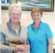  ?? ?? Drouin womens foursomes championsh­ips 18 hole handicap winners – Judy Bibby and Mary Tymensen