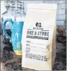  ?? SUBMITTED PHOTO/MELANIE GIELEN ?? A bag of coffee beans from Fire & Stone Coffee Roasters is pictured above. The coffee bean roasting company, based in St. Peter’s, starts selling its product for the first time today through the Cape Breton Food Hub Co-op.