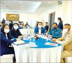  ?? JUSTICE MINISTRY ?? Justice ministry and UNODC officials hold a training course on anti-money laundering and terrorism financing on September 20.