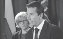  ?? SEAN KILPATRICK/THE CANADIAN PRESS ?? Scott Brison, president of the Treasury Board of Canada, gives an update on the Phoenix system Thursday.