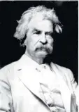  ?? Foto: dpa ?? Bayreuth forderte die spitze Feder: Mark Twain.