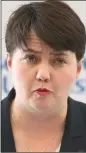  ??  ?? Targeted on Twitter: Ruth Davidson