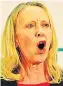  ??  ?? ANGER Labour’s Liz Mcinnes