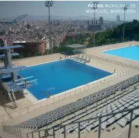  ??  ?? PISCINA MUNICIPAL DE MONTJUÏC, BARCELONA