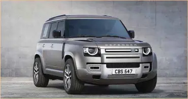  ??  ?? The new Land Rover Defender XS Edition