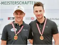  ??  ?? Lukas und Tobias Nemecz sicherten sich erneut die Goldmedail­le