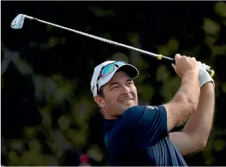  ??  ?? Ryan Fox moved 39 spots up the leaderboar­d after carding a five-under 67 in the third round at the Qatar Masters.